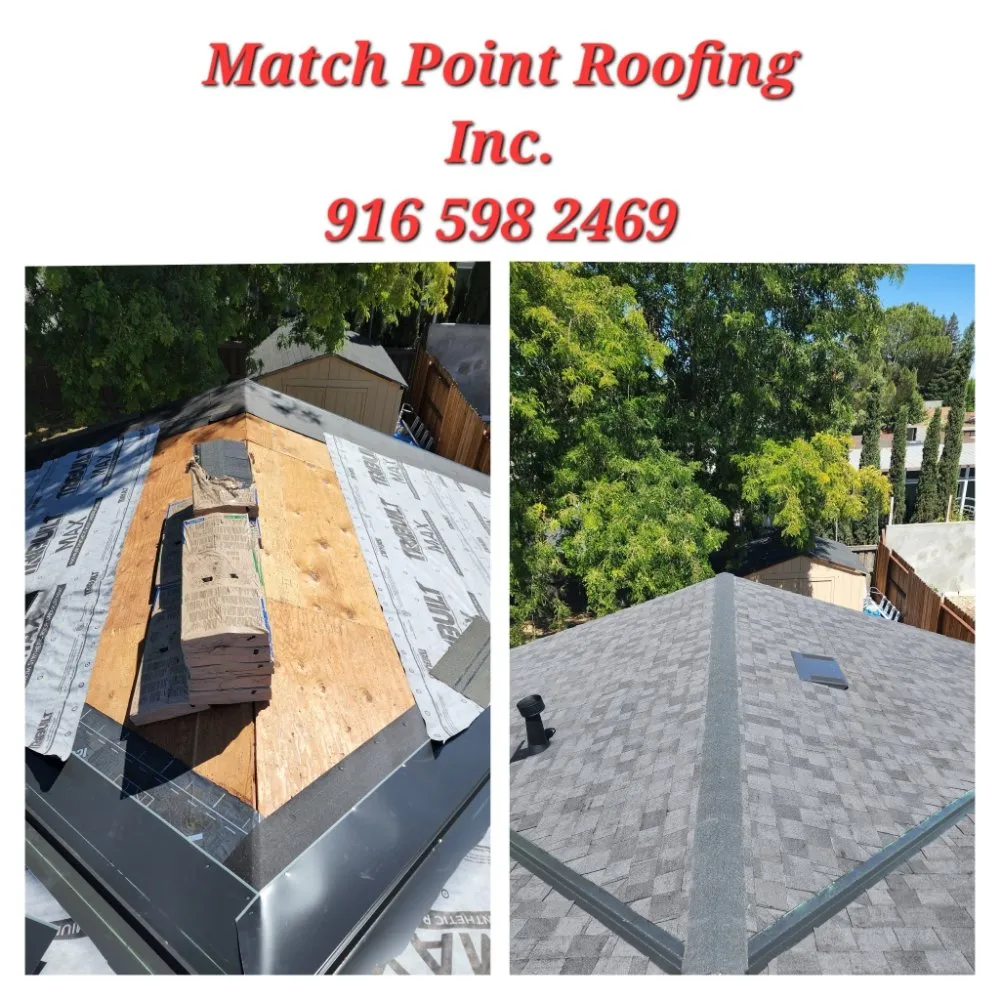 Slide of Match Point Roofing