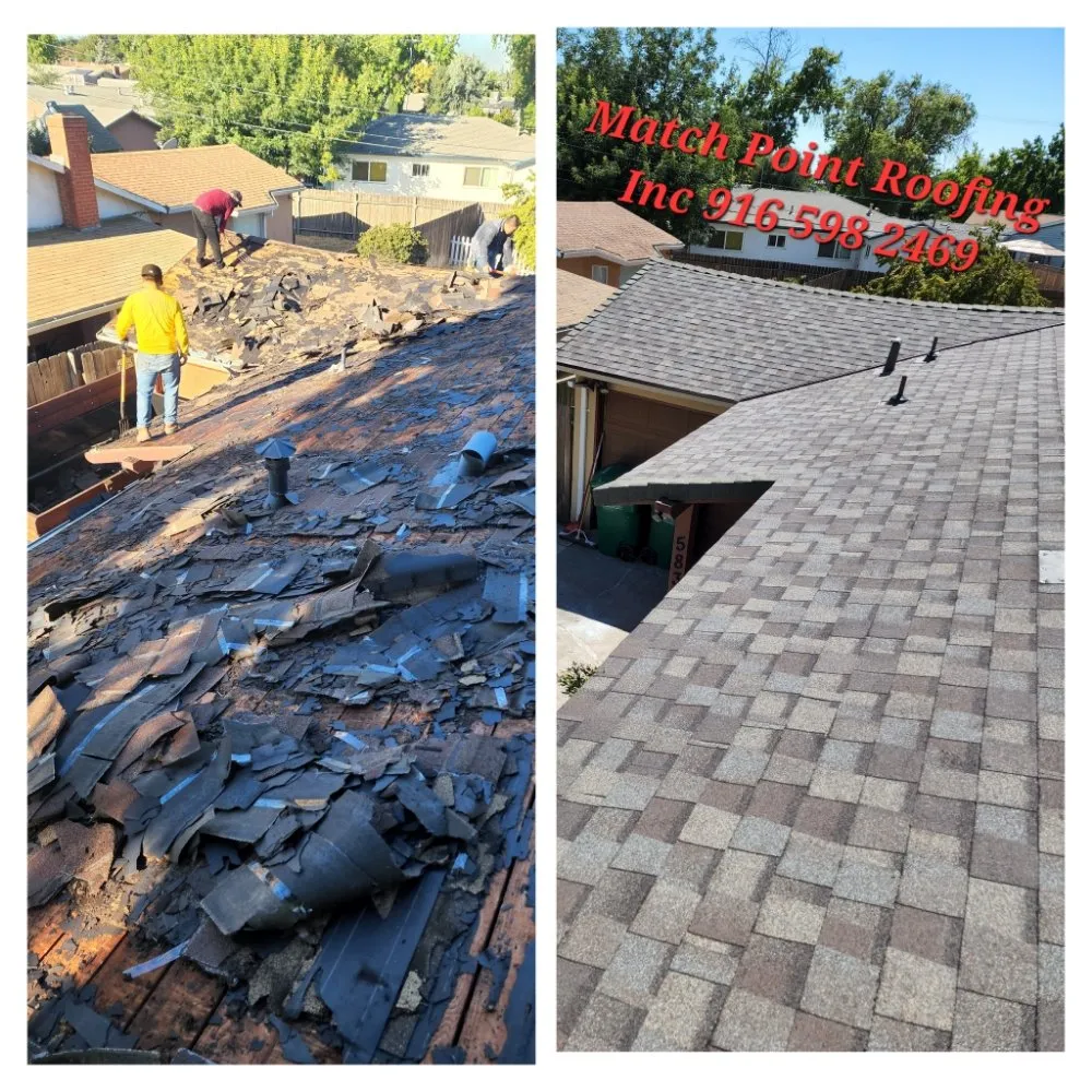 Slide of Match Point Roofing