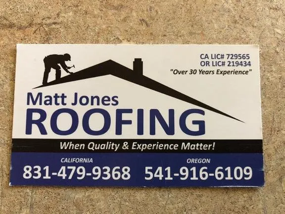 Slide of Matt Jones Roofing