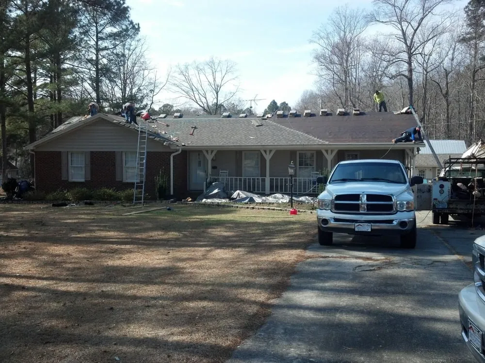 Slide of Matthews Roofing