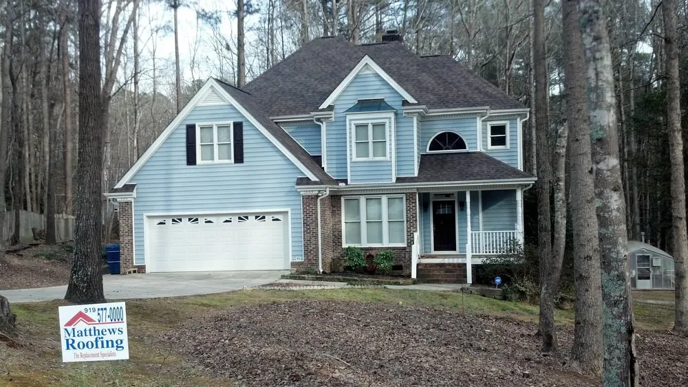 Slide of Matthews Roofing