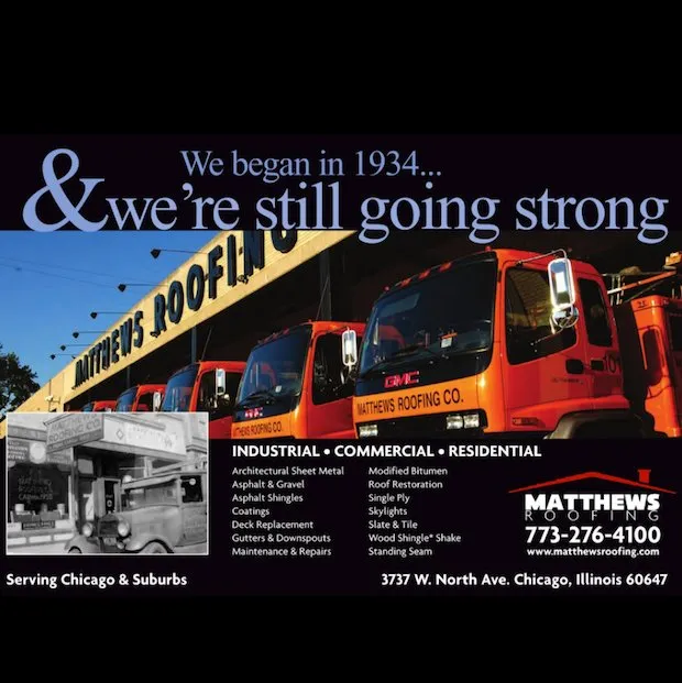 Slide of Matthews Roofing