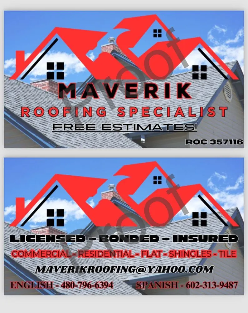 Slide of Maverik Roofing