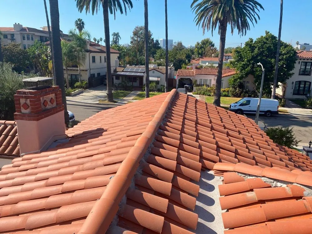 Professional roof leak repair after storm damage in San Fernando Valley, CA by Max Shield Roofing