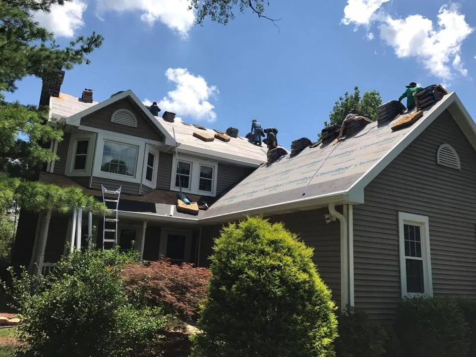 Reliable residential roofing service in Clayton, IN by Maximond Company