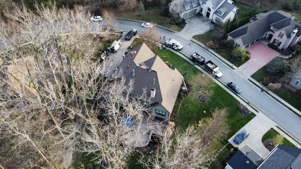 Emergency flat roof repair in Clayton, IN by Maximond Company