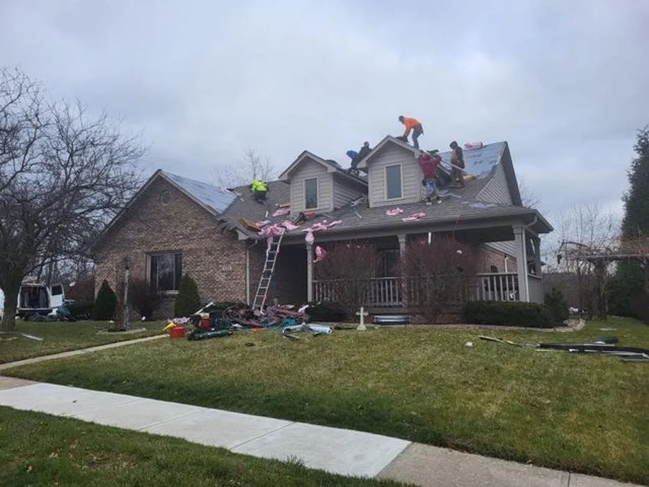 Licensed storm damage roof repair in Amo, IN by Maximum Effort Roofing