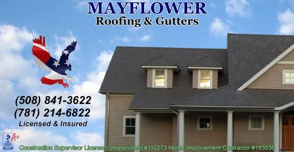 Mayflower Roofing Logo