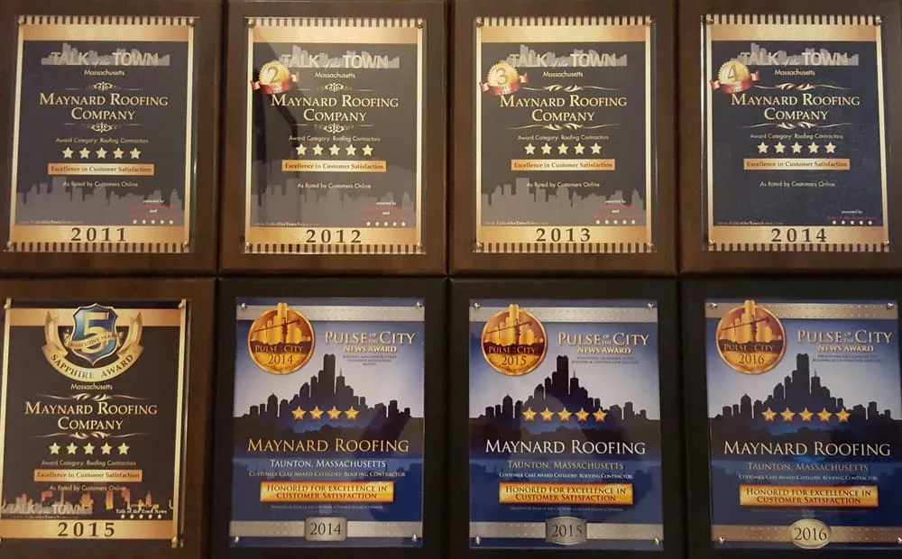 Slide of Maynard Roofing Company