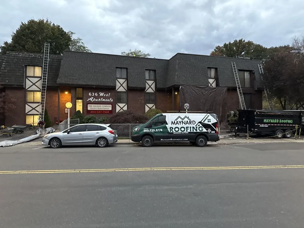 Slide of Maynard Roofing