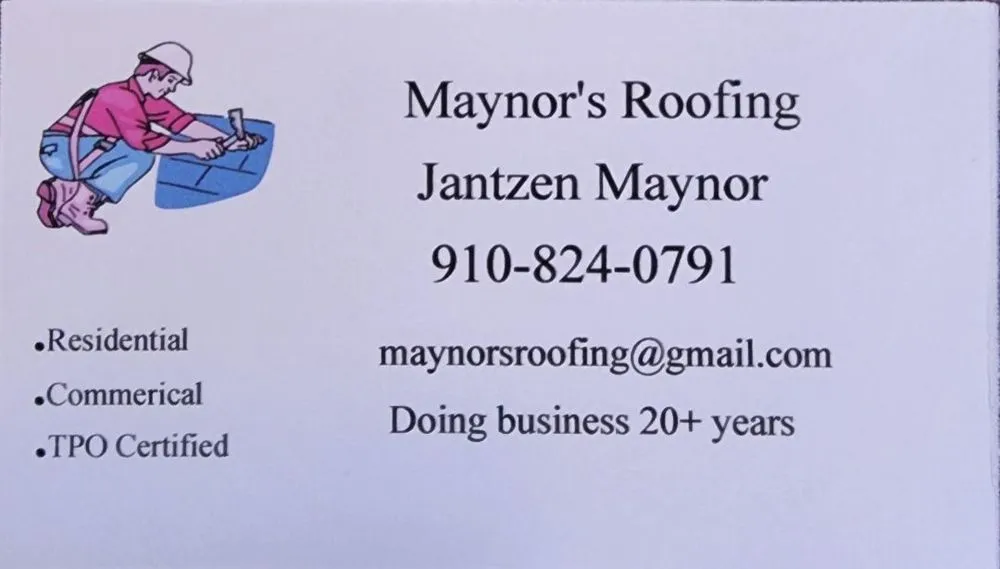 Slide of Maynors Roofing