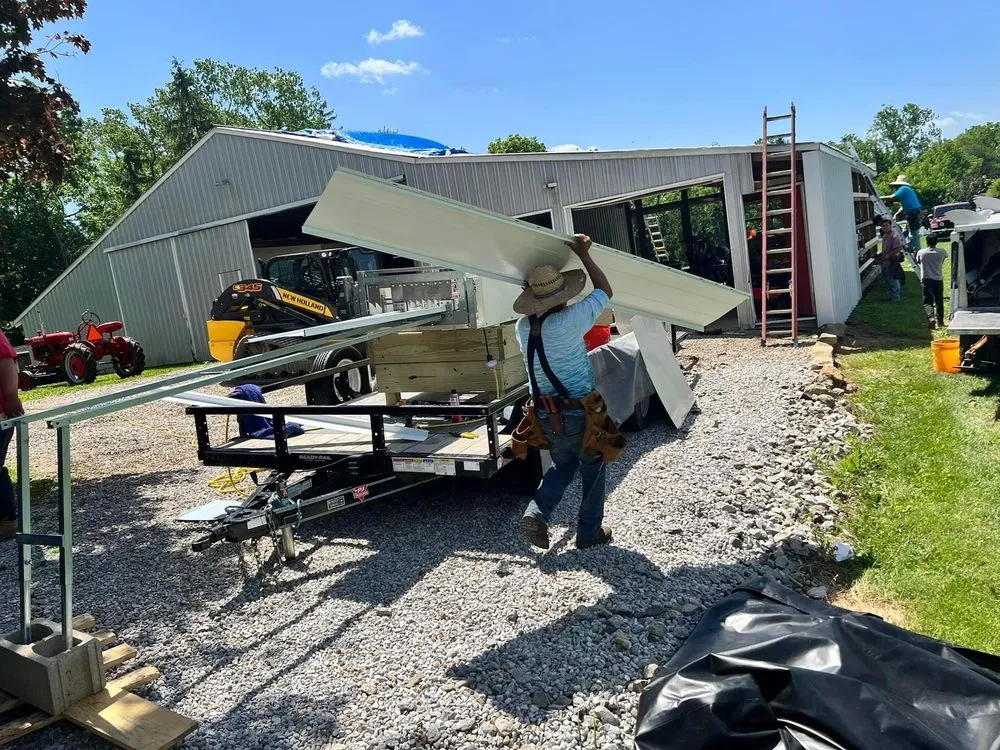 Top-rated storm damage roof repair in Etna, OH by Mays-Wilson Construction Company