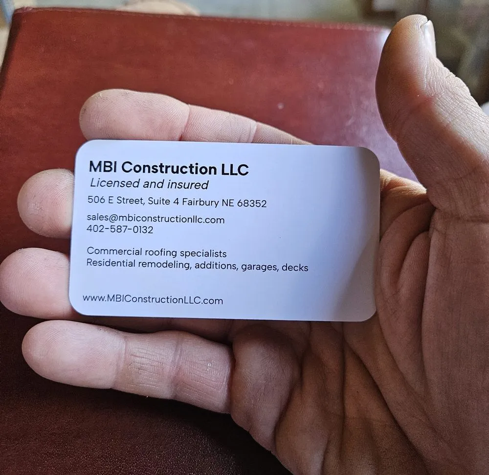 Slide of MBI Construction