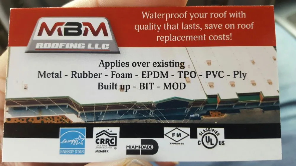 Slide of MBM roofing