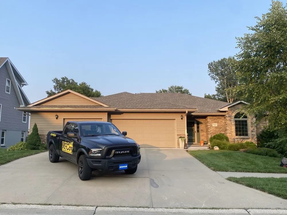 Slide of McCoy Roofing
