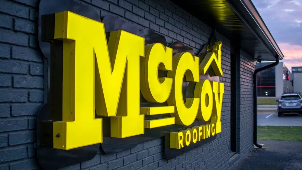 Slide of McCoy Roofing