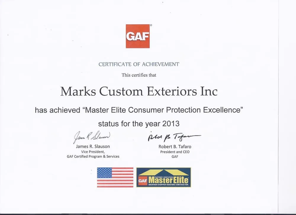 Slide of MCE Roofing