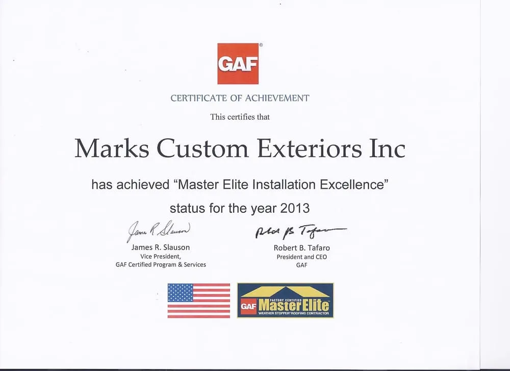 Slide of MCE Roofing