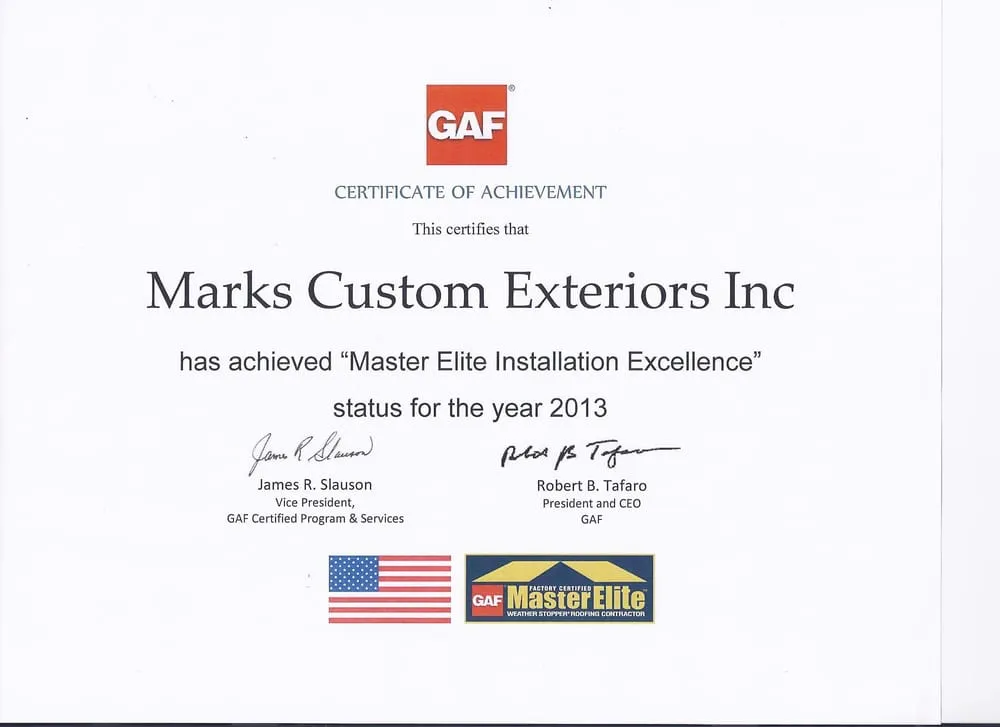 Slide of MCE Roofing