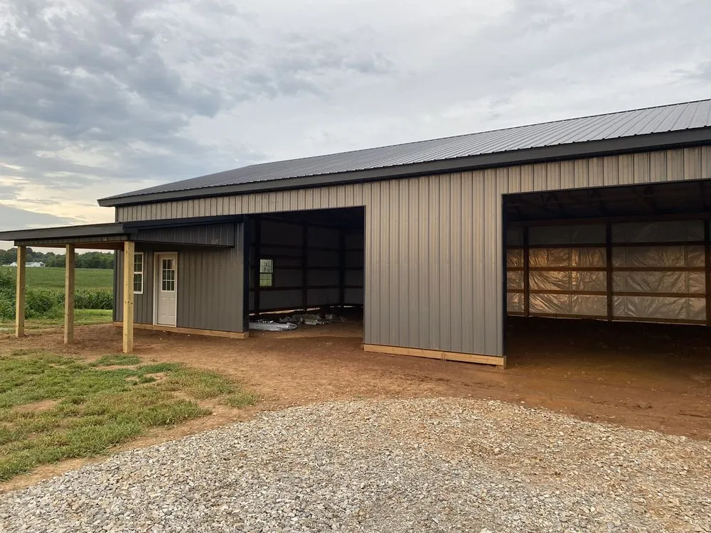 Slide of McFadin's Pole Barns