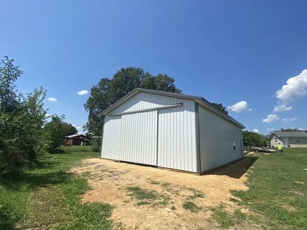 Slide of McFadin's Pole Barns
