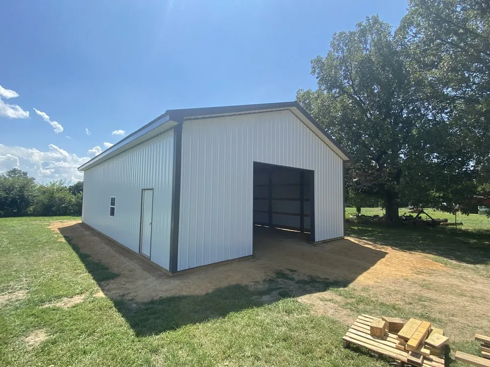 Slide of McFadin's Pole Barns