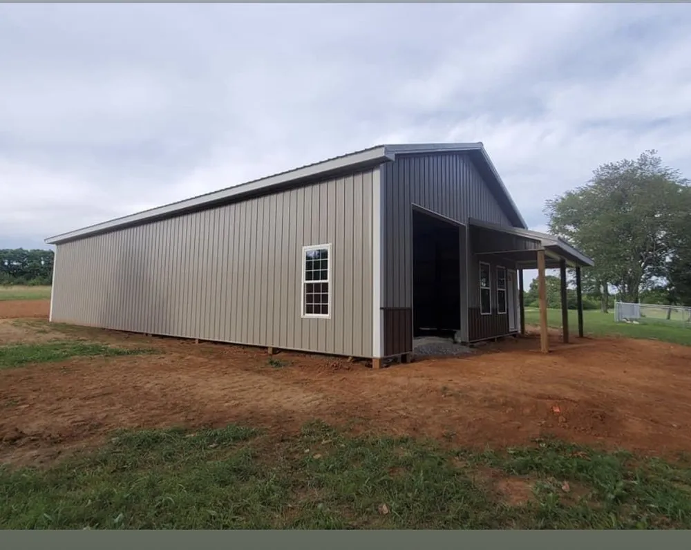 Slide of McFadin's Pole Barns