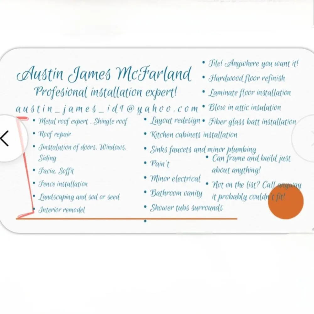Slide of McFarland Construction