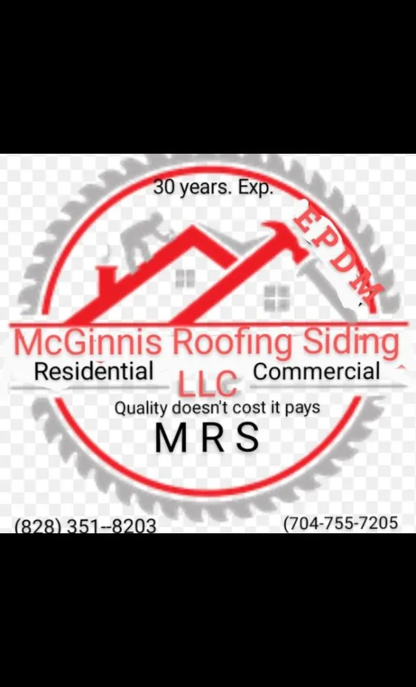 Expert roof leak repair with free inspection across Ellenboro, NC - McGinnis Roofing & Siding