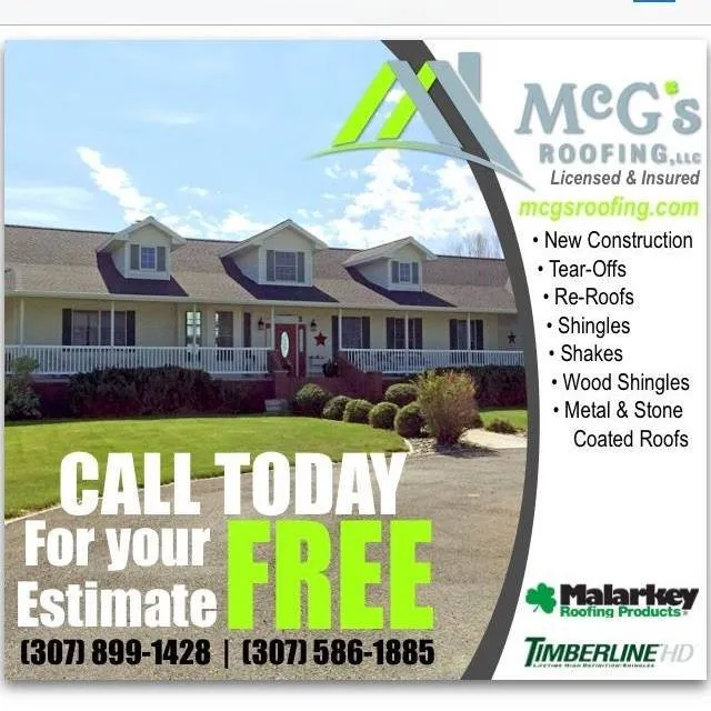 Slide of McG's Roofing