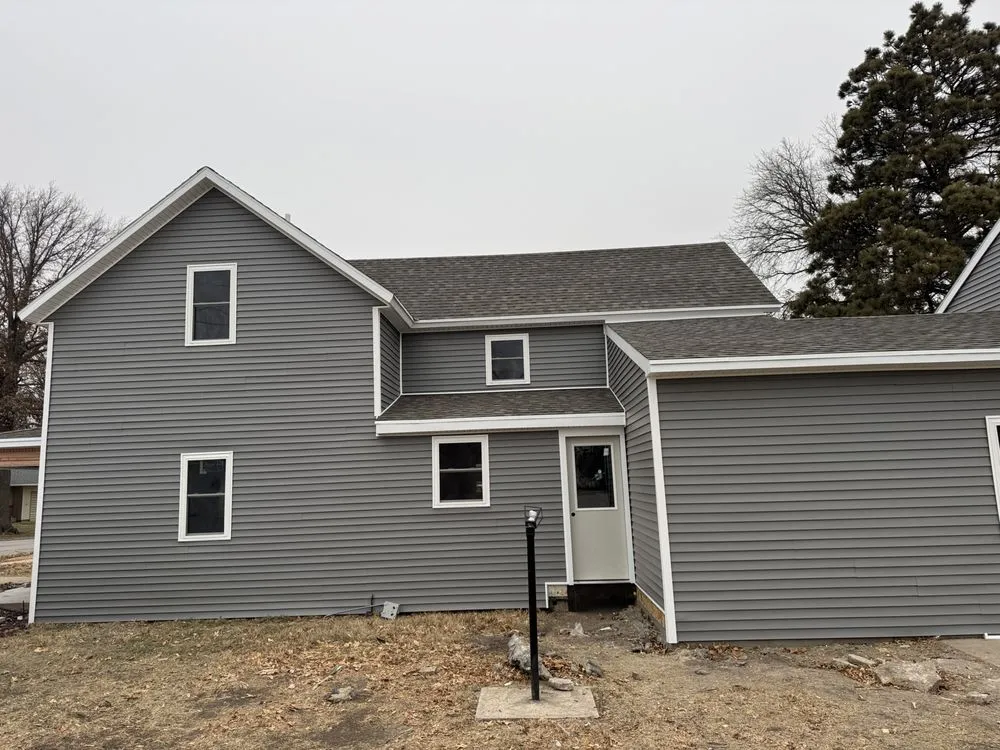 Emergency roof installation in Bruning, NE by MCK Contracting