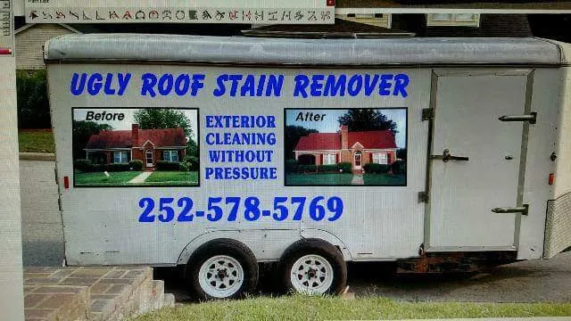 Slide of McKeel's Ugly Roof Stain Remover