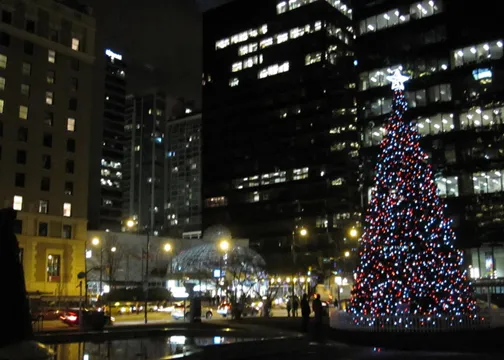 Slide of Mckinney Christmas Lights