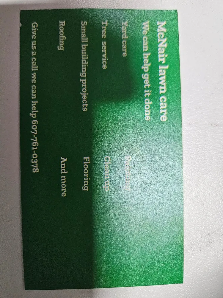 Slide of McNair Lawn Care and More
