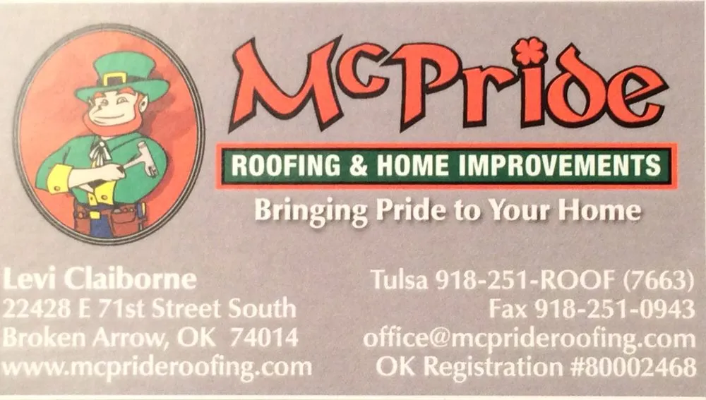 Slide of McPride Roofing