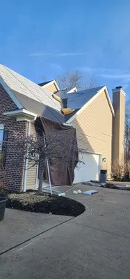 Mejia Roofing And Construction Logo