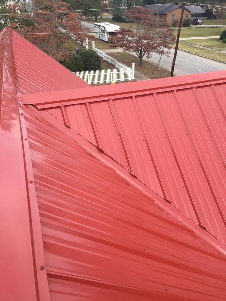 Slide of Melvin's Roofing