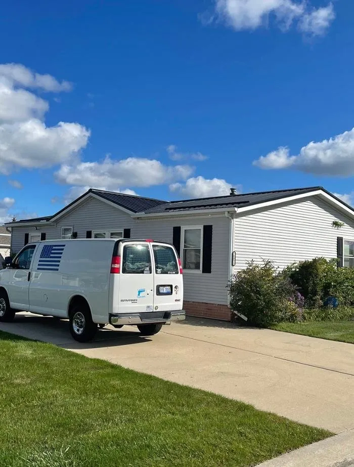 Slide of Men at Work Contractors & Roofing