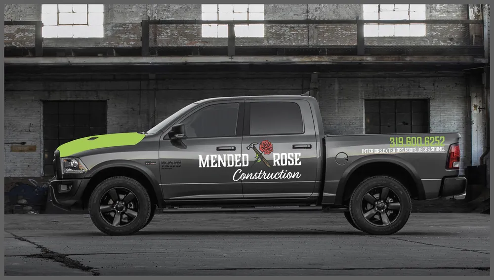 Slide of Mended Rose Construction