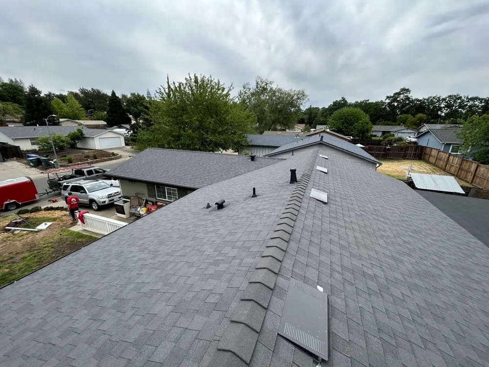 Slide of Merit Roofing