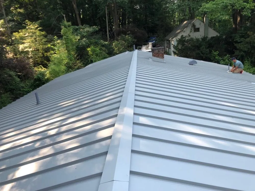 Slide of Metal Roof