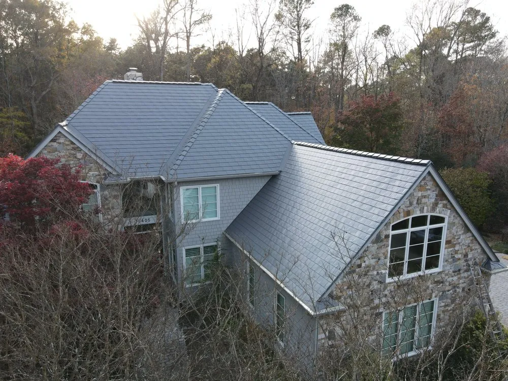Slide of Metal Roof NC