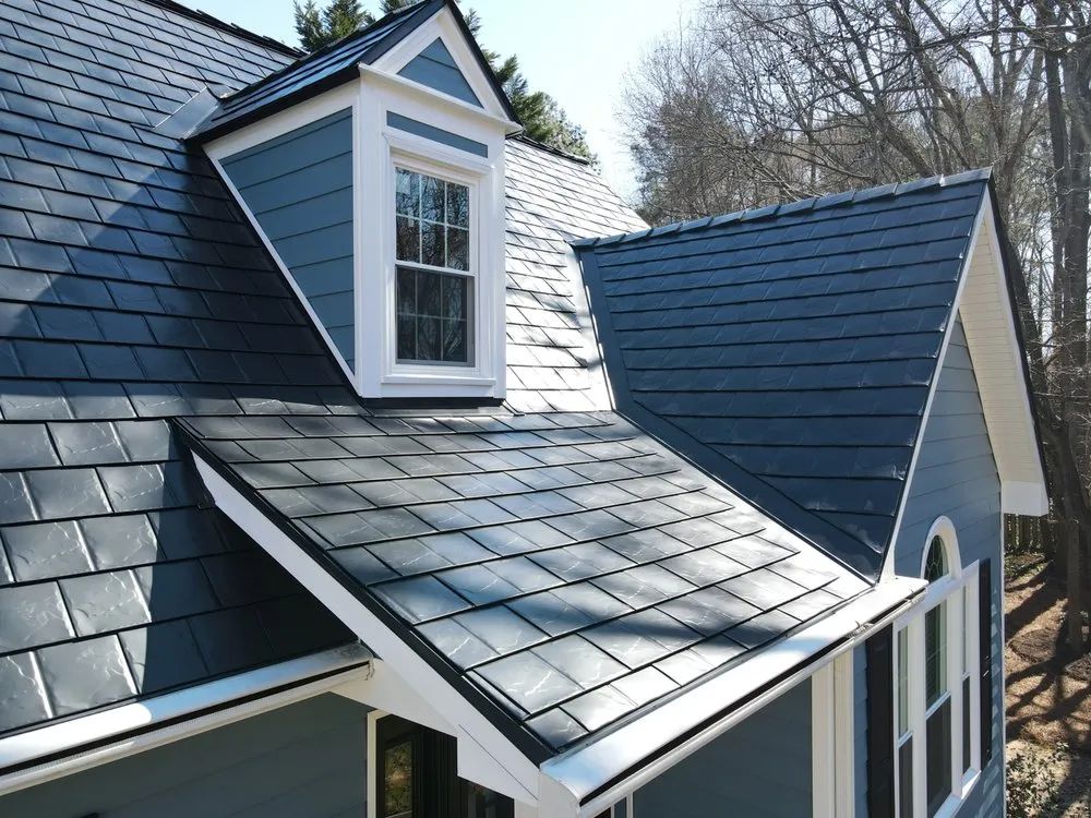 Slide of Metal Roof NC