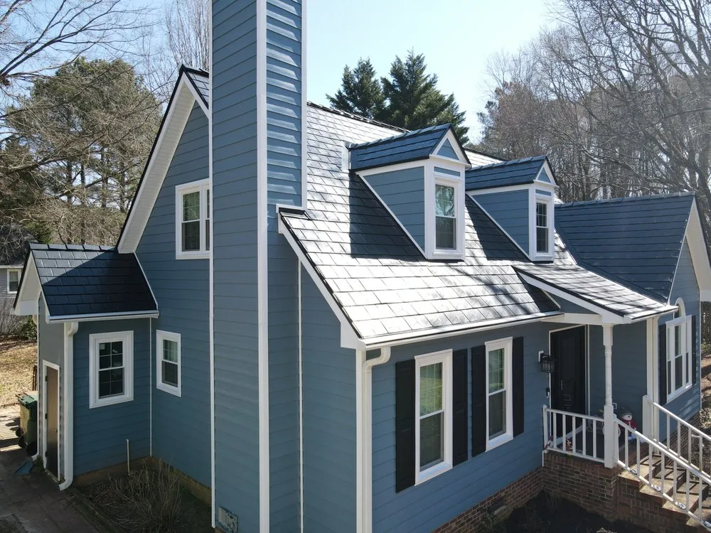 Slide of Metal Roof NC