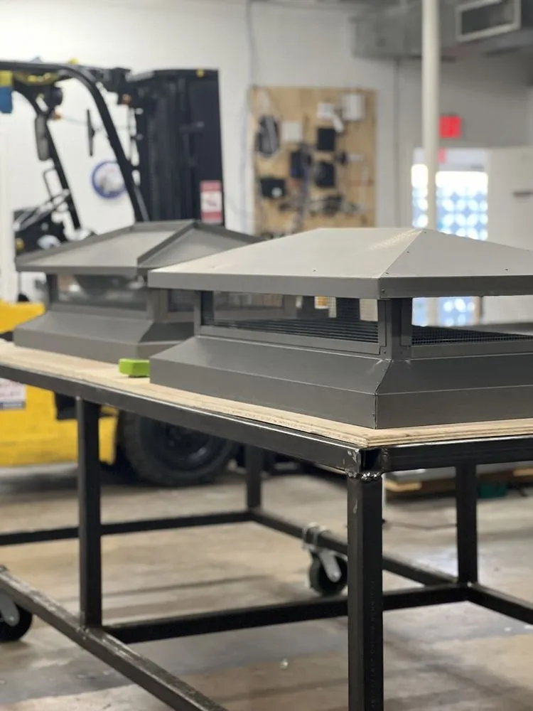 Slide of Metal Roof Production