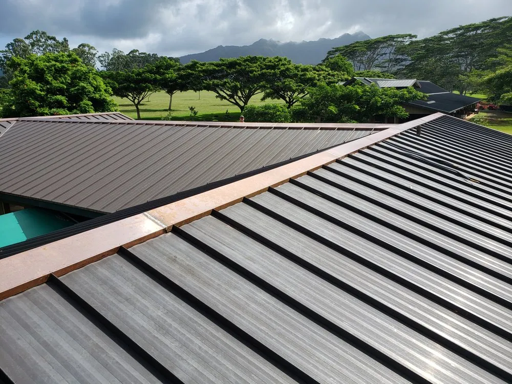 Slide of Metal Roof Pros-Kaua'i Roof Installers