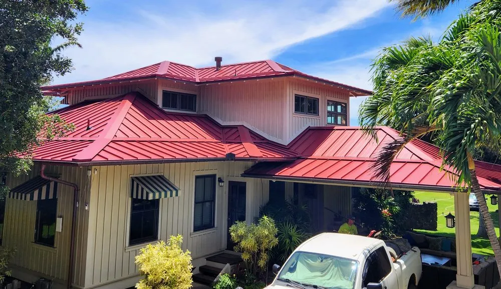 Slide of Metal Roof Pros-Kaua'i Roof Installers