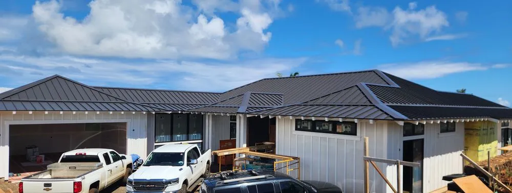 Slide of Metal Roof Pros-Kaua'i Roof Installers