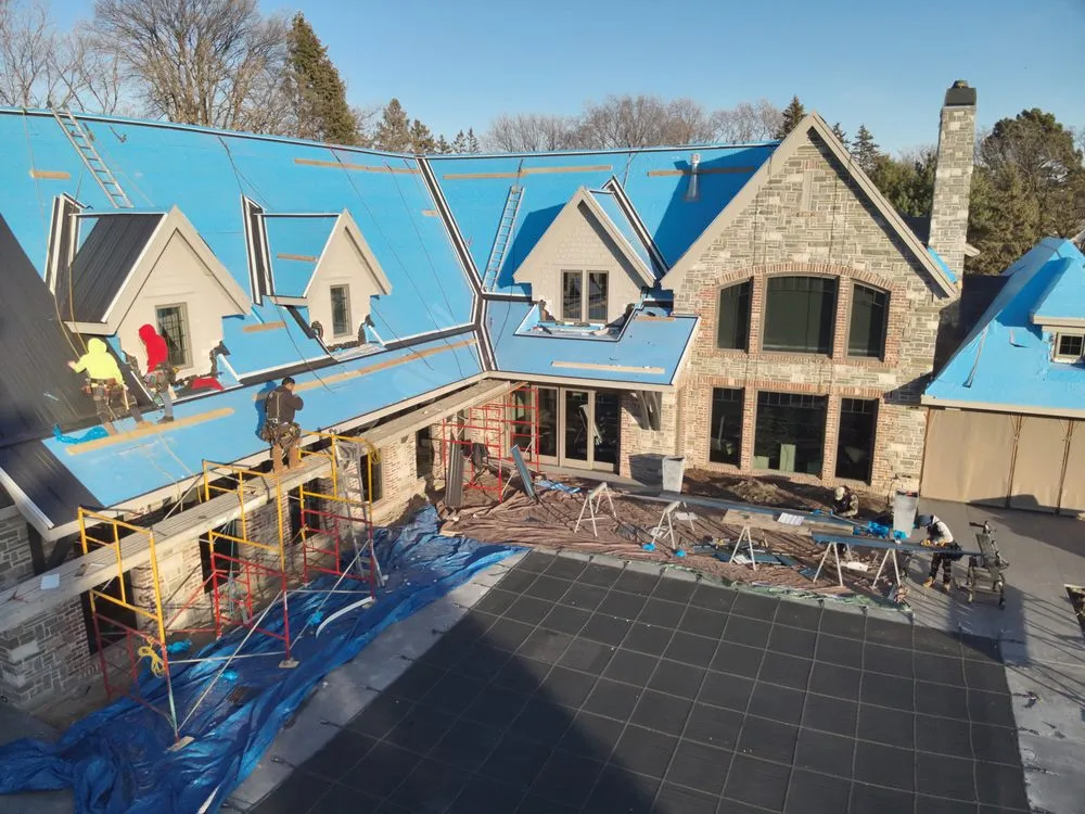 Slide of Metal Roofers