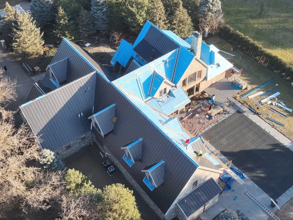 Slide of Metal Roofers